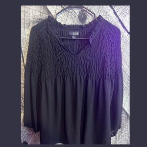 a.n.a Elegant Black Blouse